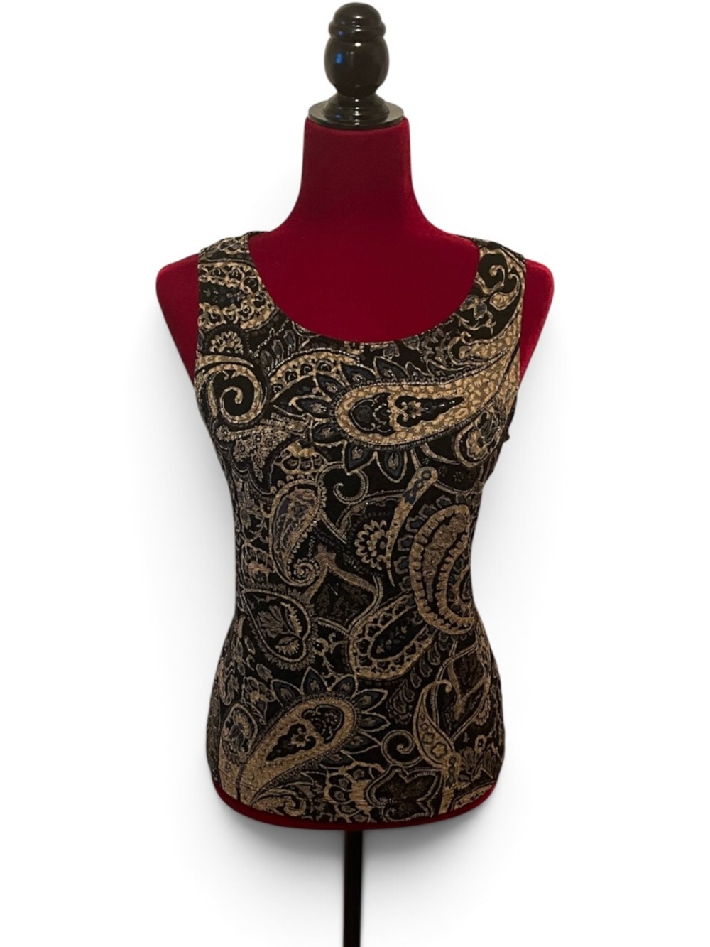White Stag Stretch Paisley Tank Top Women’s Ladies Medium (8/10)